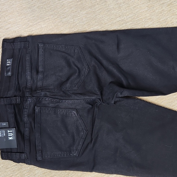 Kut From The Kloth Black High Rise Natalie Fab Ab Bootcut Jeans 0 NWT - Picture 11 of 13